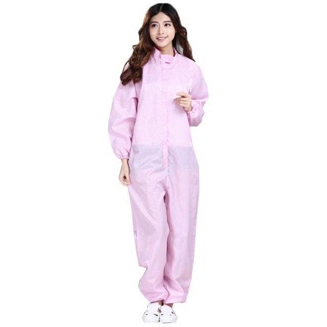 Unisex Sanitary Protection Jumpsuit Hazmat Suit Protective Coveralls