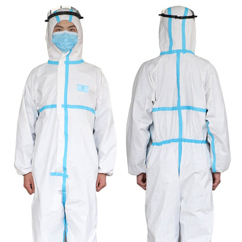 Medical Protective Clothing White Coveralls