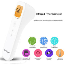 Load image into Gallery viewer, 9 Kinds Of Digital Baby Digital Infrared Forehead Thermometer