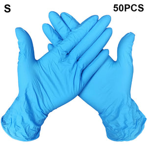 50pcs 5 Colors Disposable Anti-virus Gloves