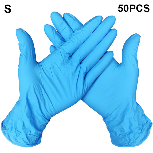 50pcs 5 Colors Disposable Anti-virus Gloves