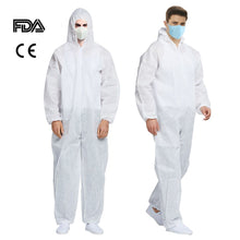 Load image into Gallery viewer, Breathable Disposable Coveralls Isolation Suit Safety Protective Clothing