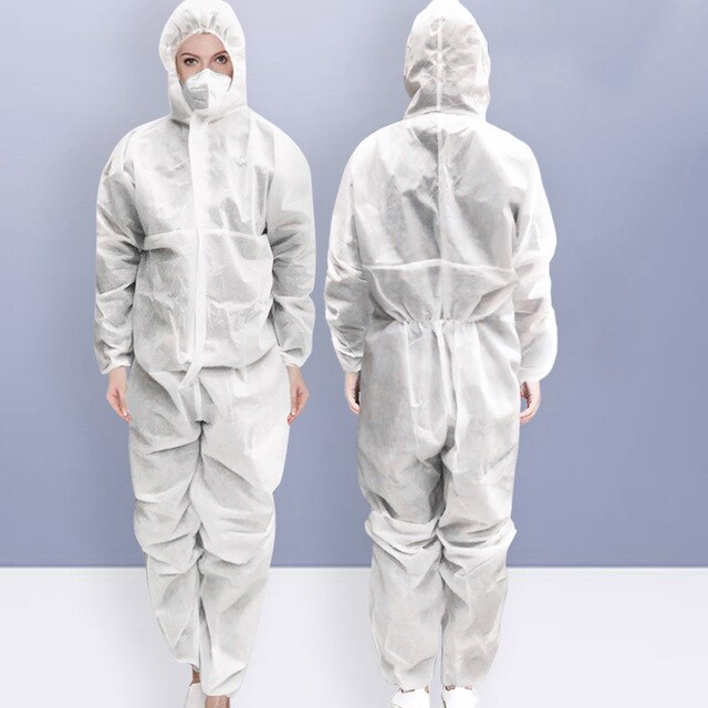 Breathable Disposable Coveralls Isolation Suit Safety Protective Clothing