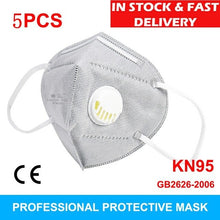 Load image into Gallery viewer, 4layers Face Mask 5PCS KN95 Anti Dust Bacterial Mask