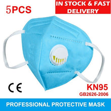 Load image into Gallery viewer, 4layers Face Mask 5PCS KN95 Anti Dust Bacterial Mask