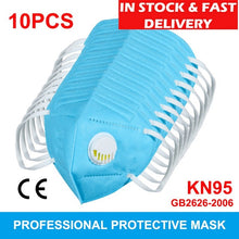 Load image into Gallery viewer, 4layers Face Mask 5PCS KN95 Anti Dust Bacterial Mask