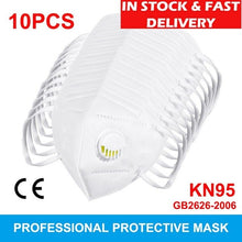 Load image into Gallery viewer, 4layers Face Mask 5PCS KN95 Anti Dust Bacterial Mask