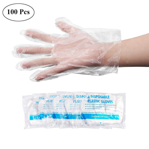 100PCS/Lot Food Plastic Gloves