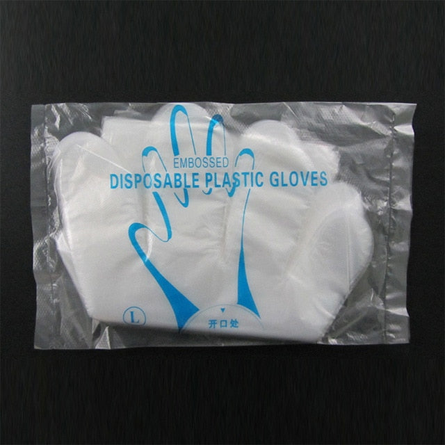 100PCS/Lot Food Plastic Gloves